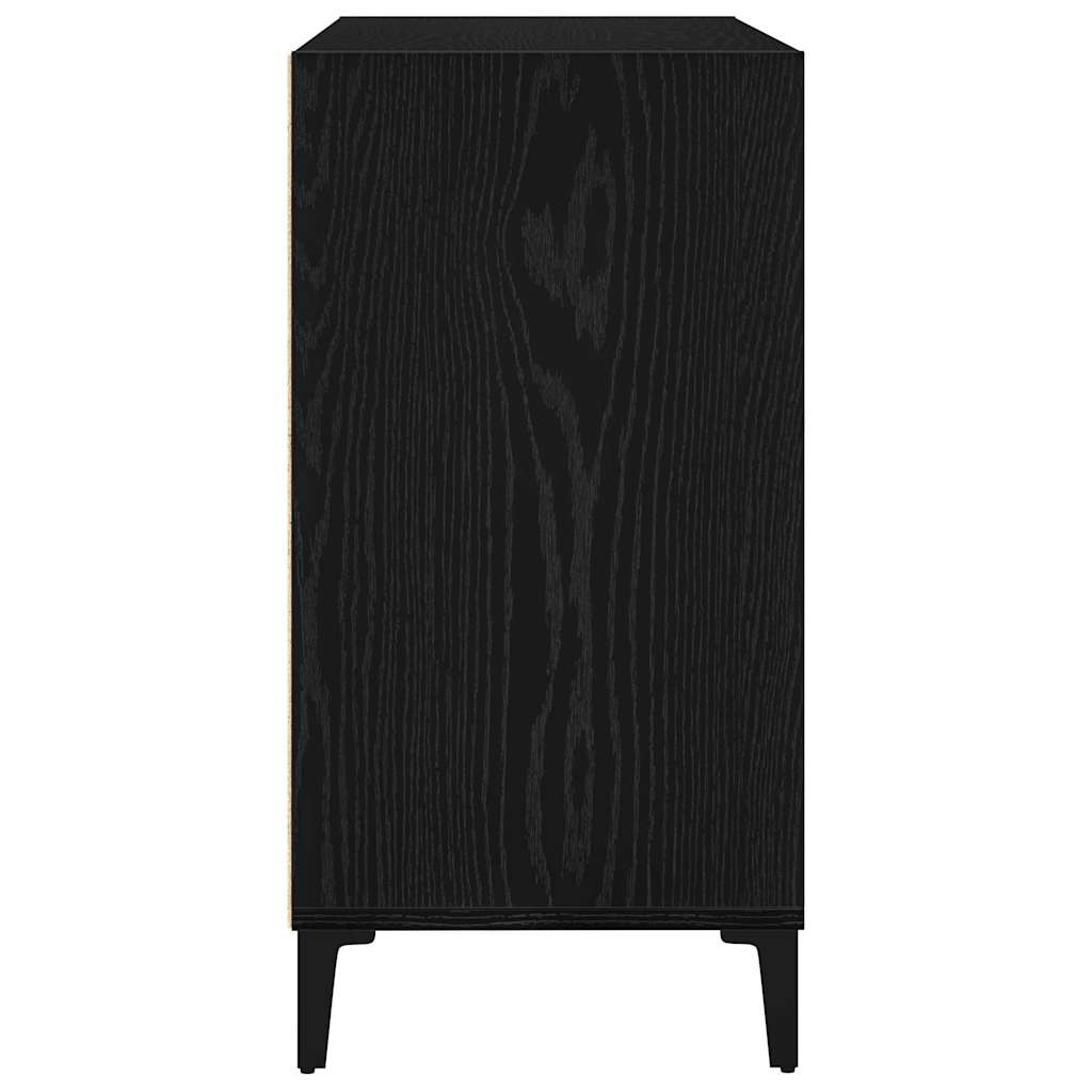 Serviesskap Svart Eik 103,5 x 35 x 70 cm Konstruert tre