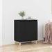 Serviesskap Svart Eik 60 x 35 x 70 cm Konstruert tre