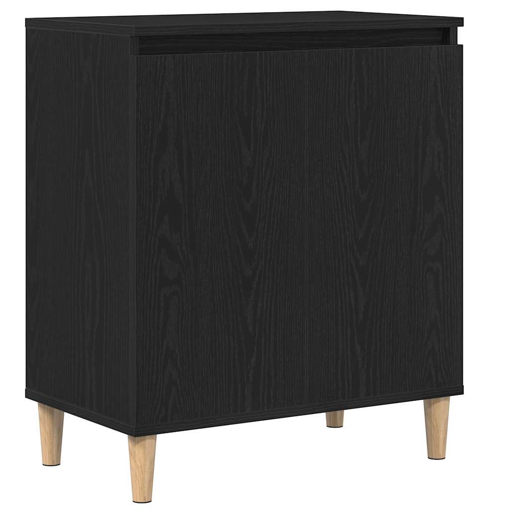 Serviesskap Svart Eik 60 x 35 x 70 cm Konstruert tre