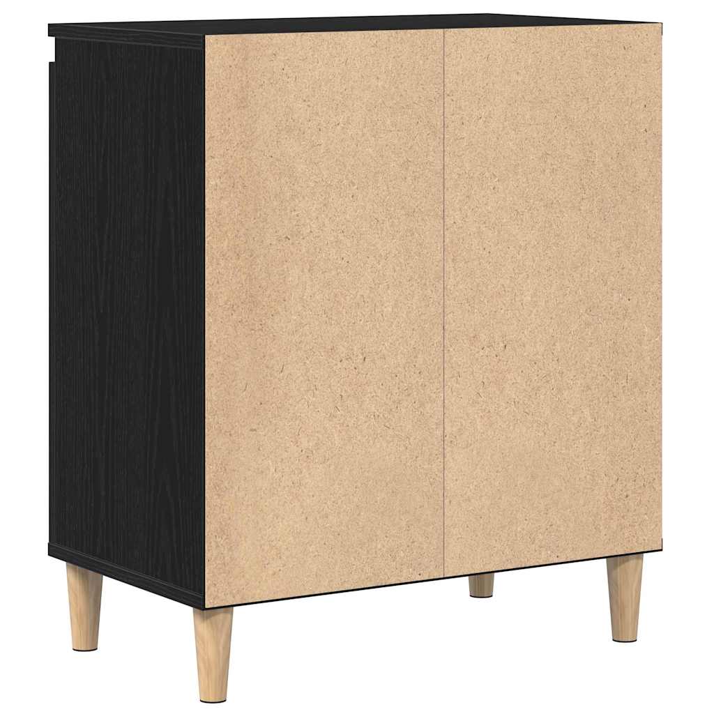 Serviesskap Svart Eik 60 x 35 x 70 cm Konstruert tre