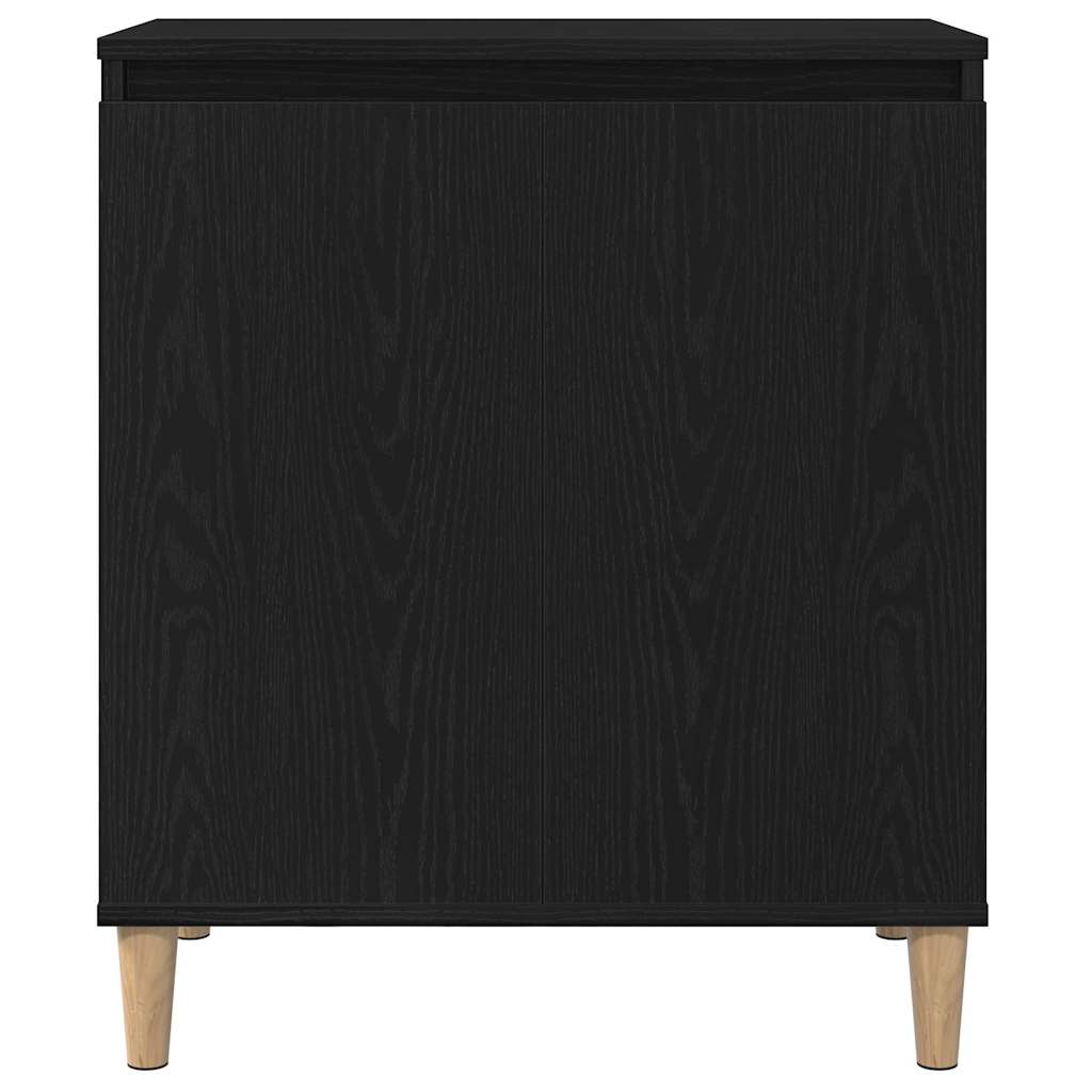 Serviesskap Svart Eik 60 x 35 x 70 cm Konstruert tre