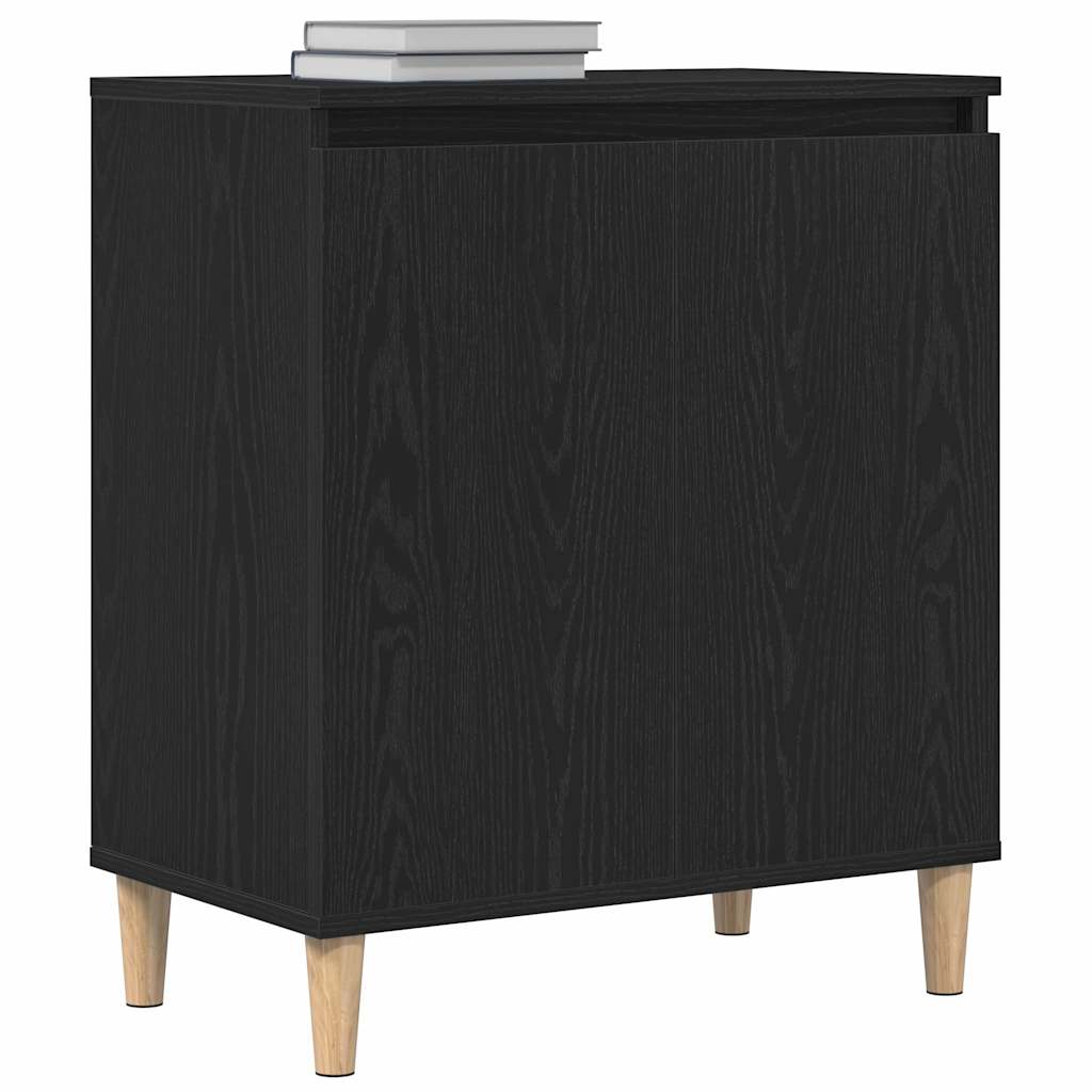Serviesskap Svart Eik 60 x 35 x 70 cm Konstruert tre
