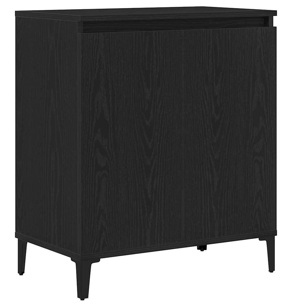 Serviesskap Svart Eik 60 x 35 x 70 cm Konstruert tre