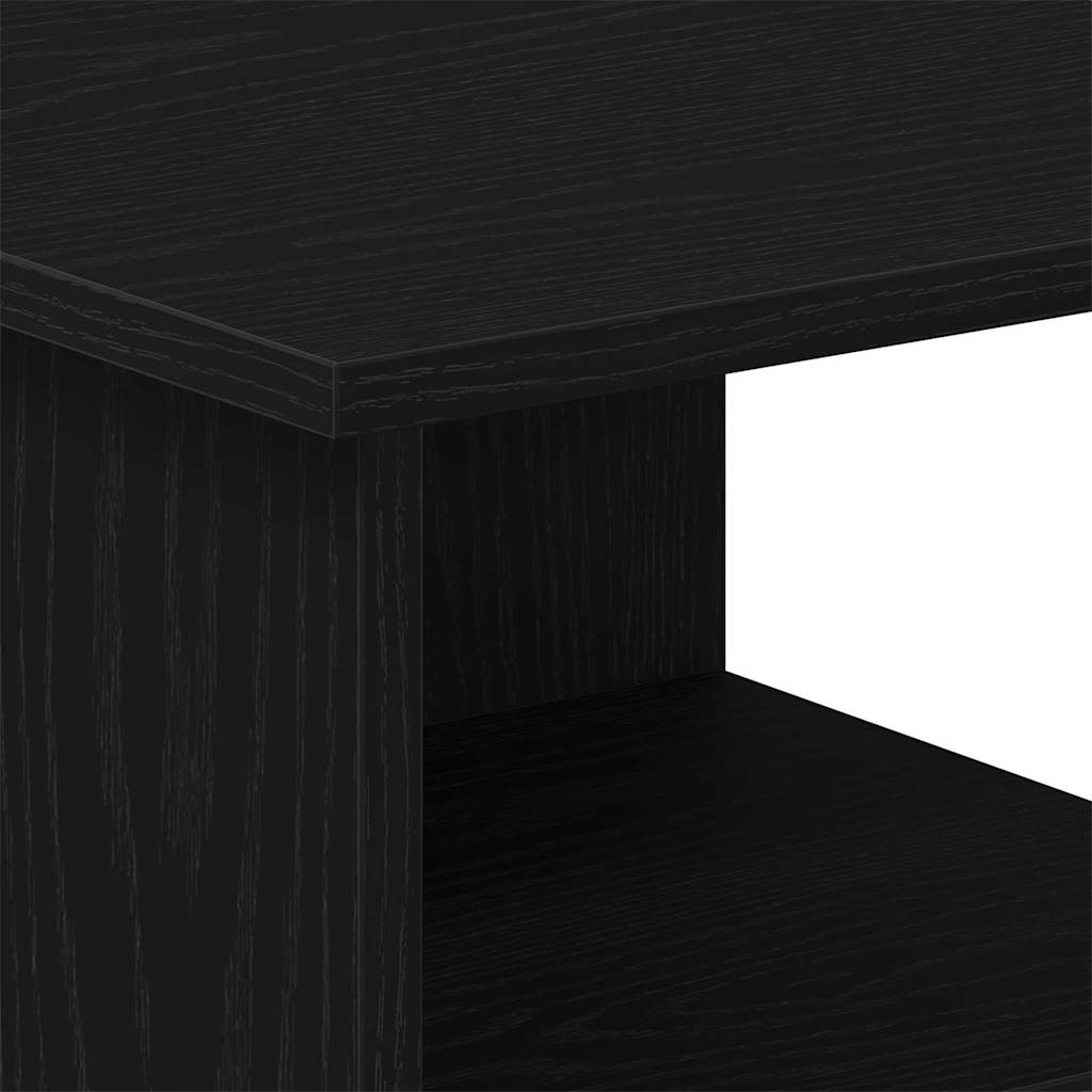 Sideskap Svart Eik 35 x 35 x 55 cm Konstruert tre