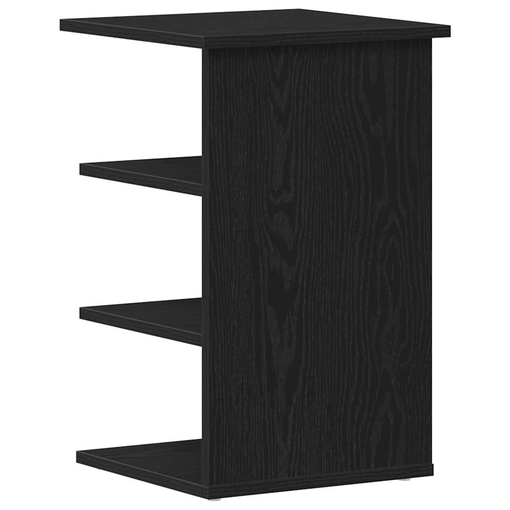 Sideskap Svart Eik 35 x 35 x 55 cm Konstruert tre