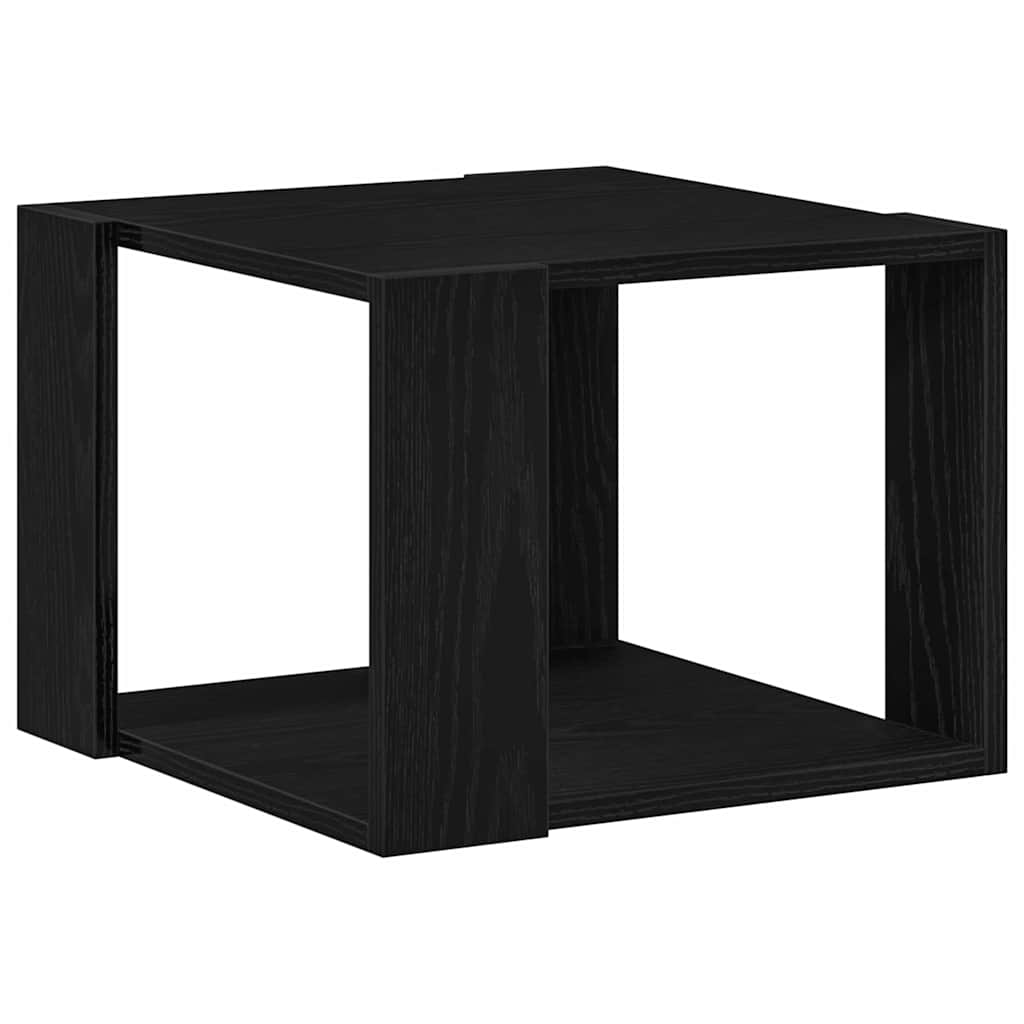 Kaffebord Svart Eik 40 x 40 x 30 cm Konstruert tre