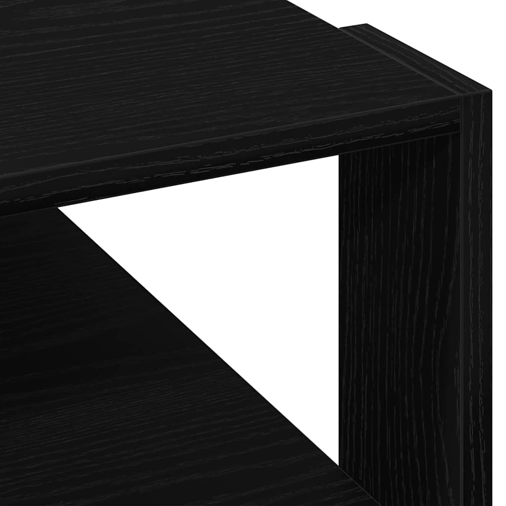 Kaffebord Svart Eik 58 x 58 x 40 cm Konstruert tre