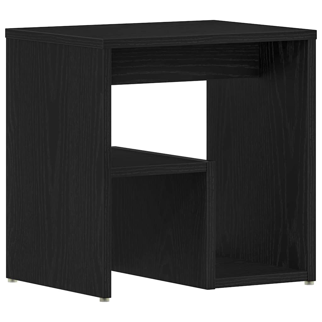 Nattbordskap 2 pcs Svart Eik 40 x 30 x 40 cm Konstruert tre