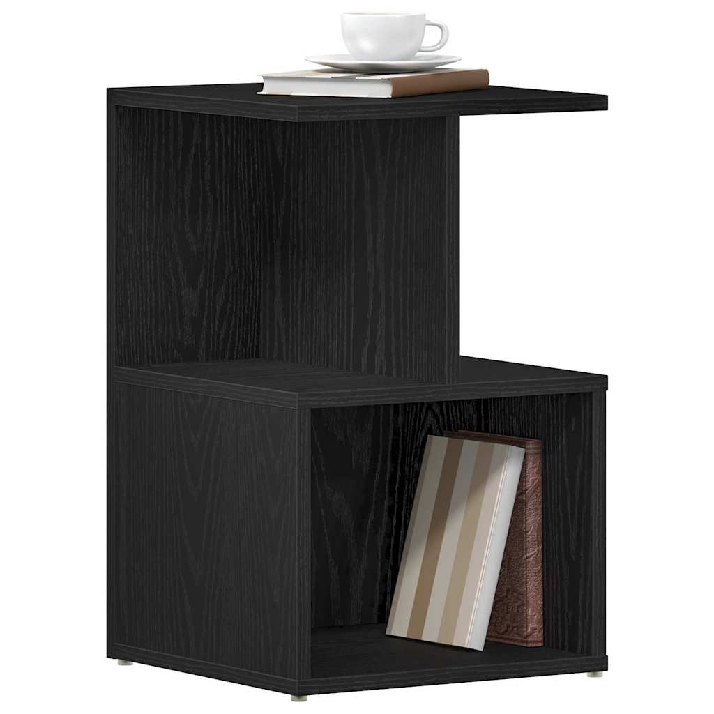 Nattbordskap Svart Eik 35 x 35 x 55 cm Konstruert tre