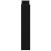 Veggskoskap 2 pcs Svart eik 80 x 18 x 90 cm Konstruert tre