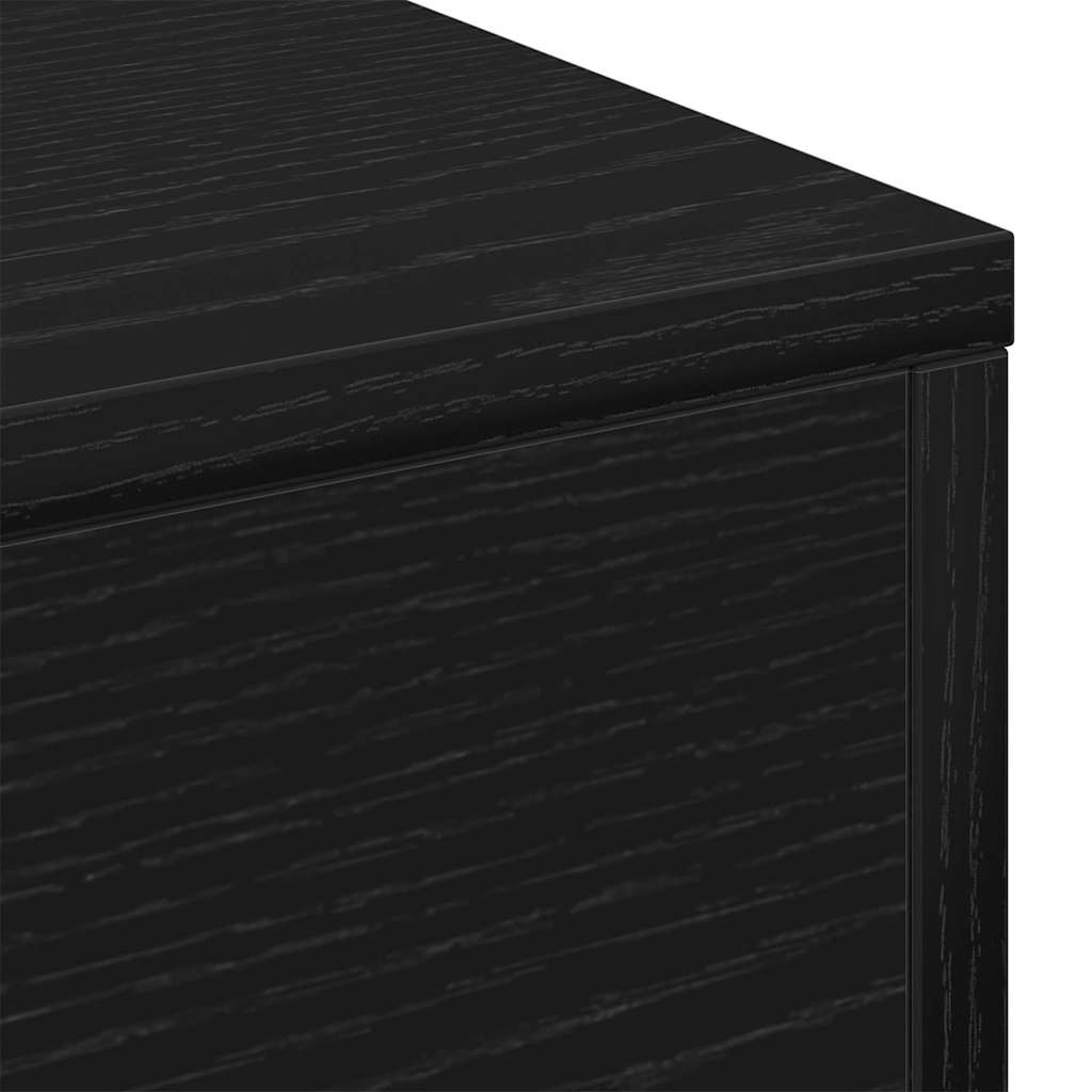 Kaffebord Svart Eik 96 x 50 x 45 cm Konstruert tre