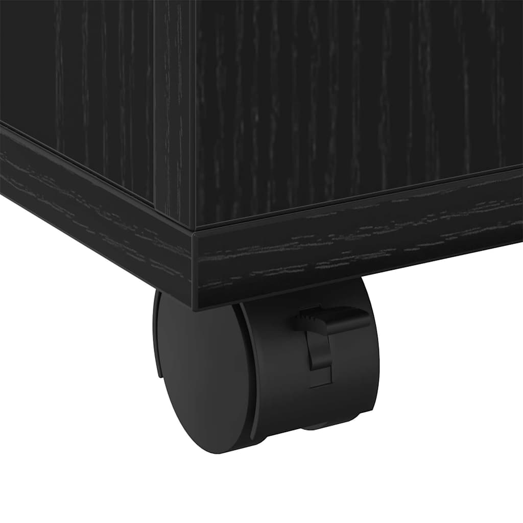 Kaffebord Svart Eik 60 x 60 x 38 cm Konstruert tre