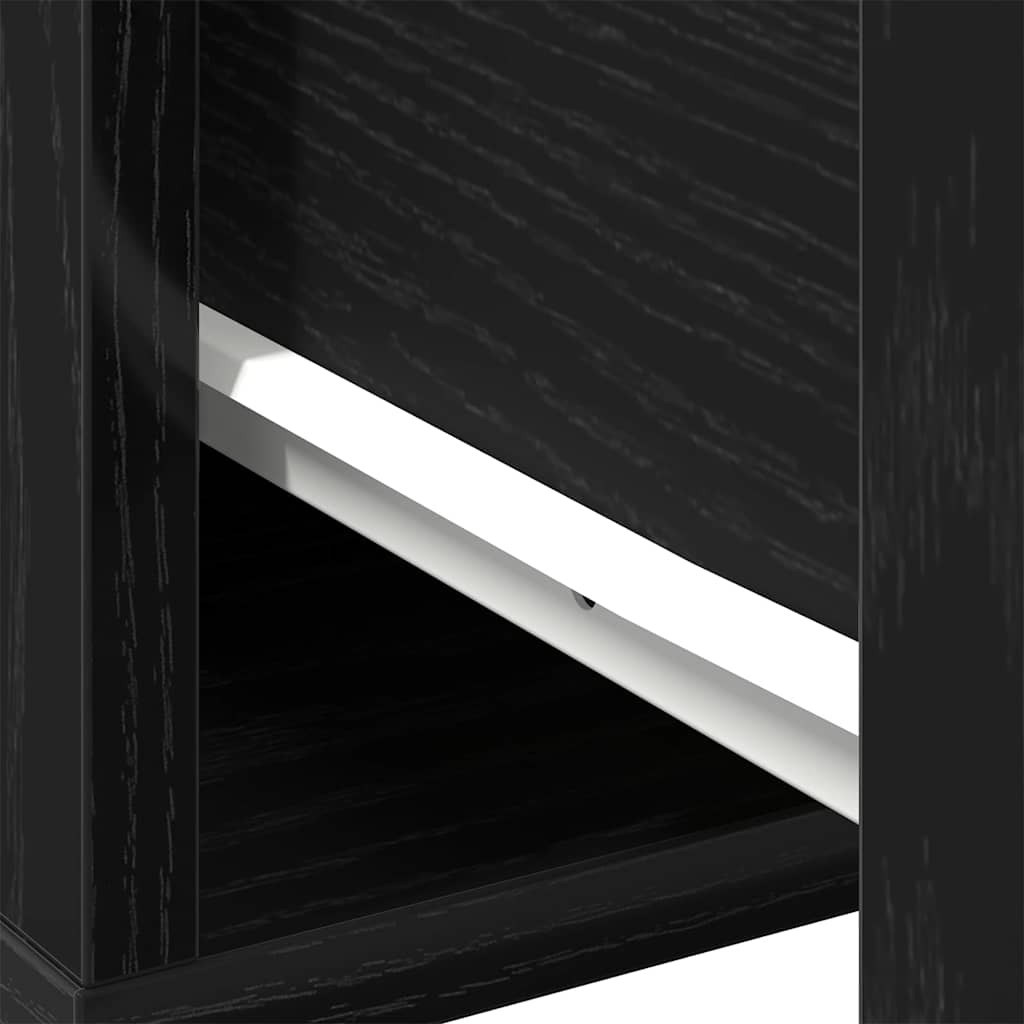 Kaffebord Svart Eik 60 x 60 x 38 cm Konstruert tre