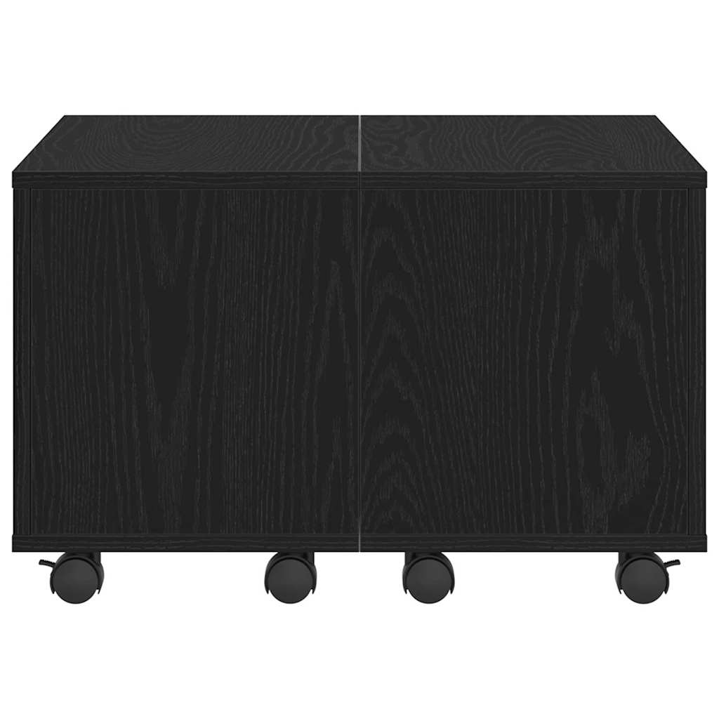 Kaffebord Svart Eik 60 x 60 x 38 cm Konstruert tre