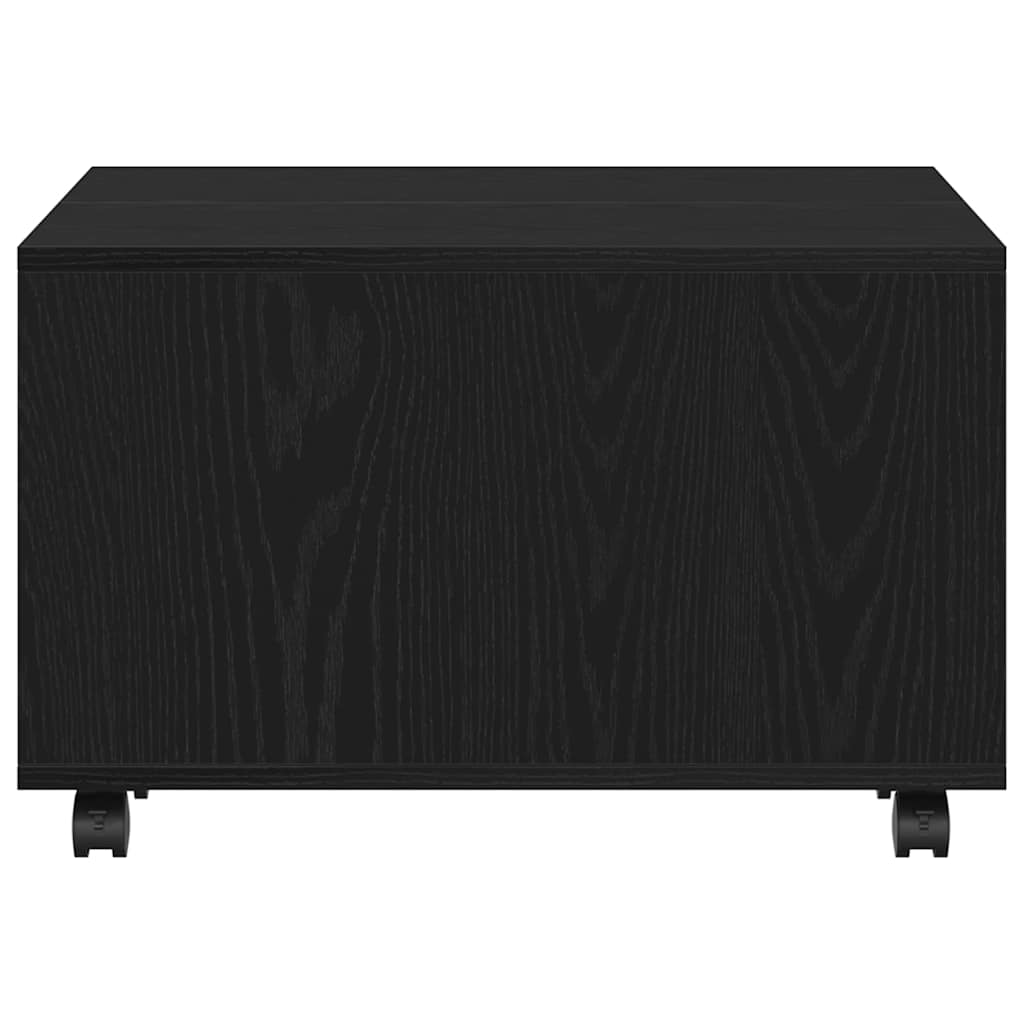 Kaffebord Svart Eik 60 x 60 x 38 cm Konstruert tre