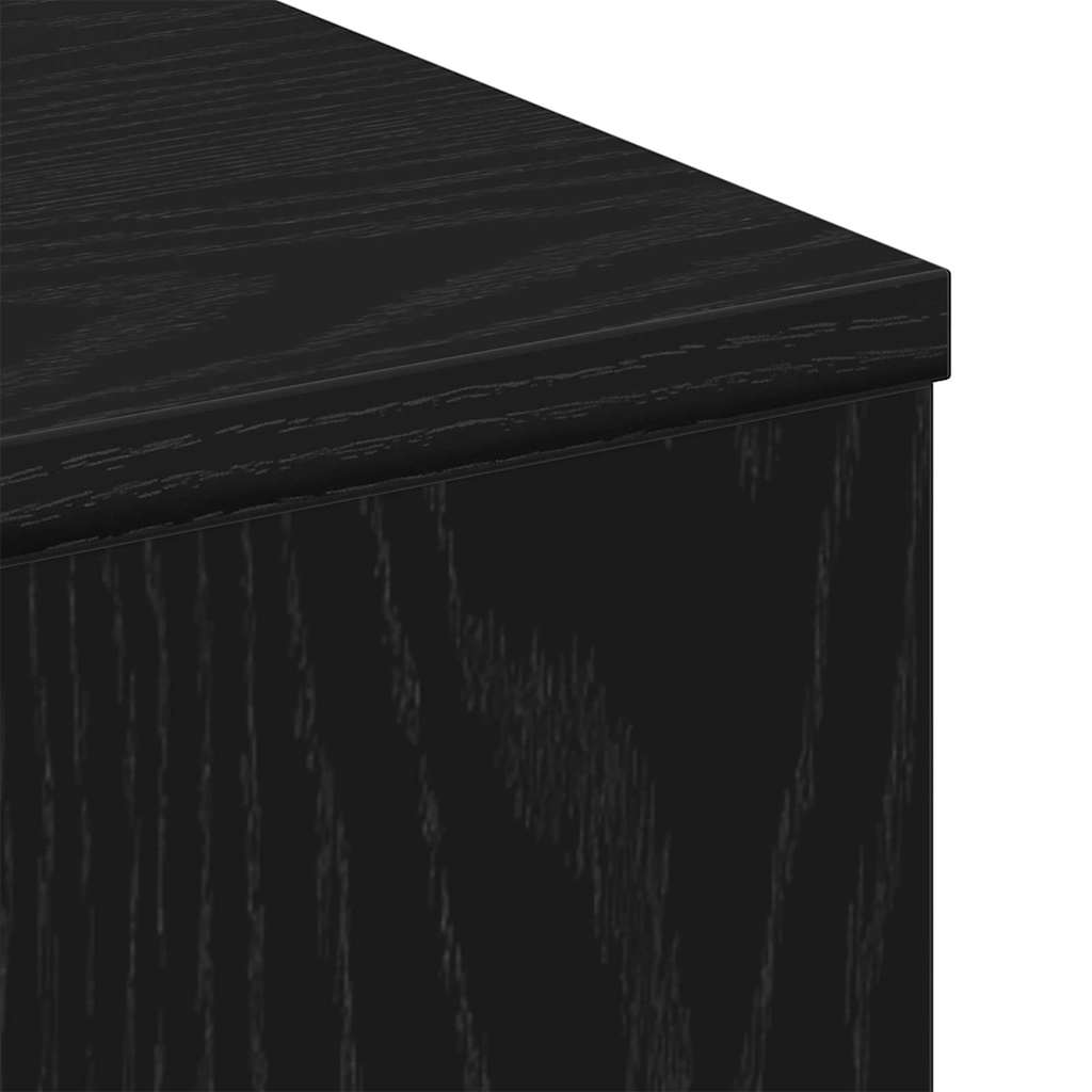 Kaffebord Svart Eik 90 x 67 x 33 cm Konstruert tre