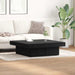 Kaffebord Svart Eik 90 x 90 x 28 cm Konstruert tre