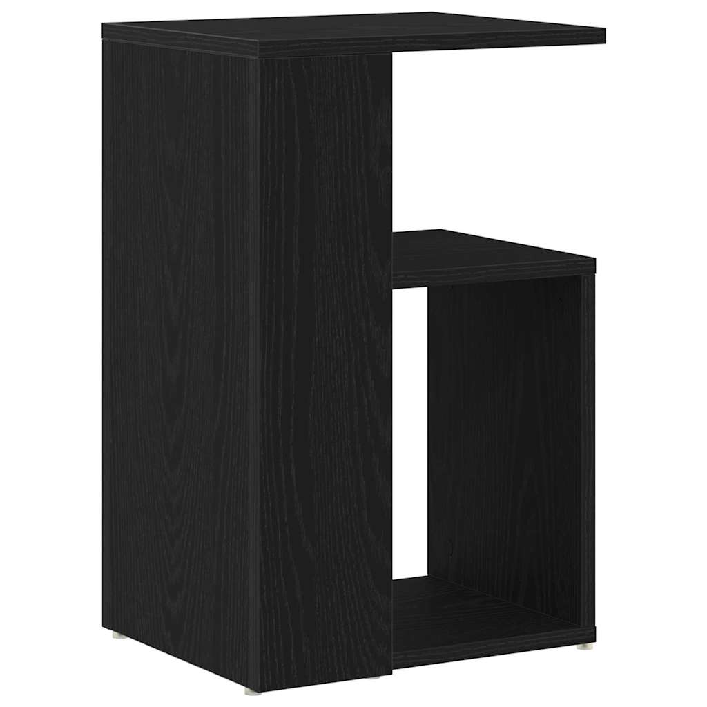 Sidetabell Svart Eik 36 x 30 x 56 cm Konstruert tre