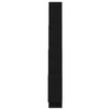 Vegghylle med hylle Svart eik 90 x 15 x 119.5 cm Konstruert tre