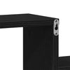 Vegghylle Med Kubus Svart eik 80 x 15 x 78.5 cm Konstruert tre