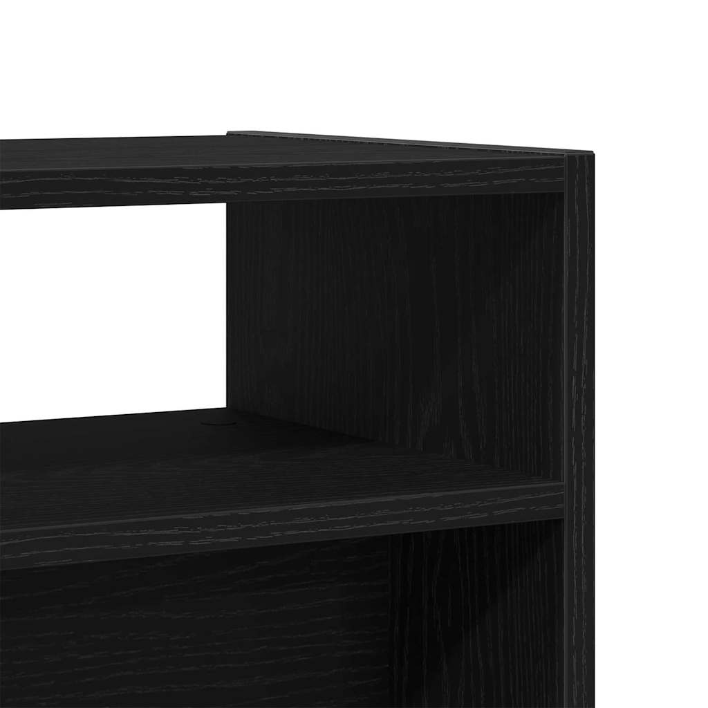 Konsollbord Svart Eik 78 x 30 x 80 cm Konstruert tre