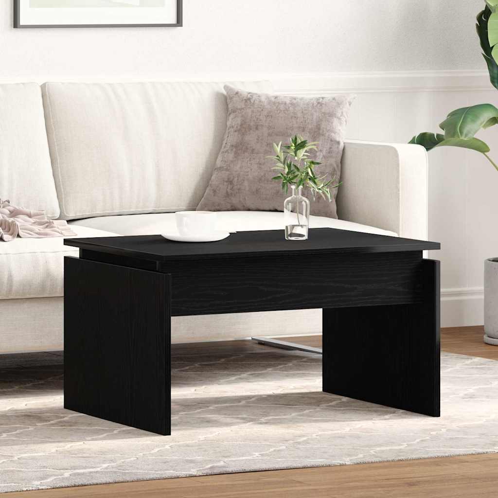 Kaffebord Svart Eik 68 x 50 x 38 cm Konstruert tre