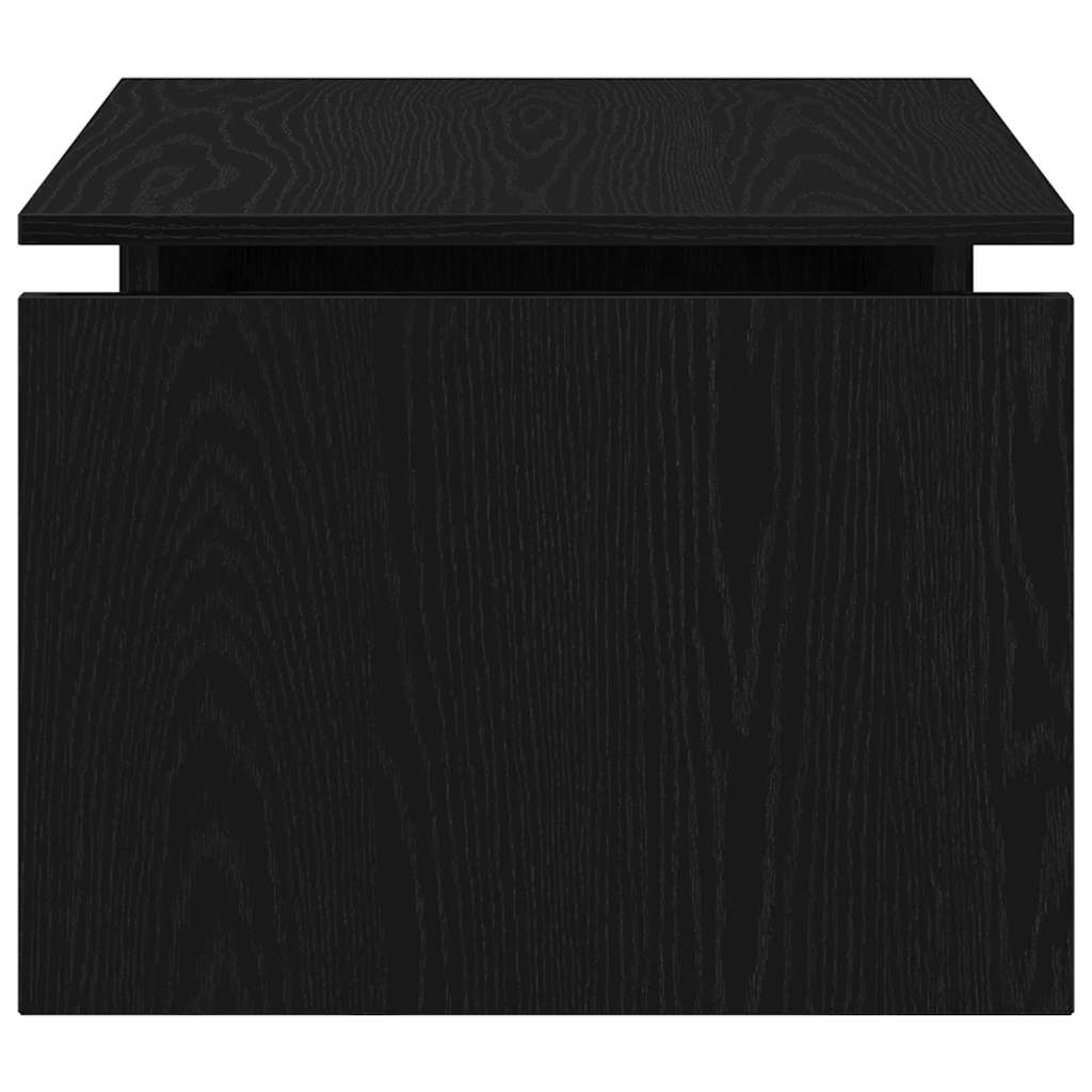 Kaffebord Svart Eik 68 x 50 x 38 cm Konstruert tre