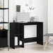 Skrivebord Svart Eik 102,5 x 35 x 75 cm Konstruert tre