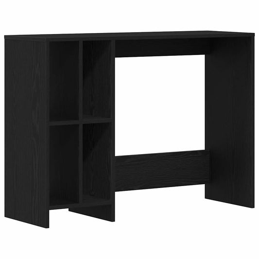 Skrivebord Svart Eik 102,5 x 35 x 75 cm Konstruert tre
