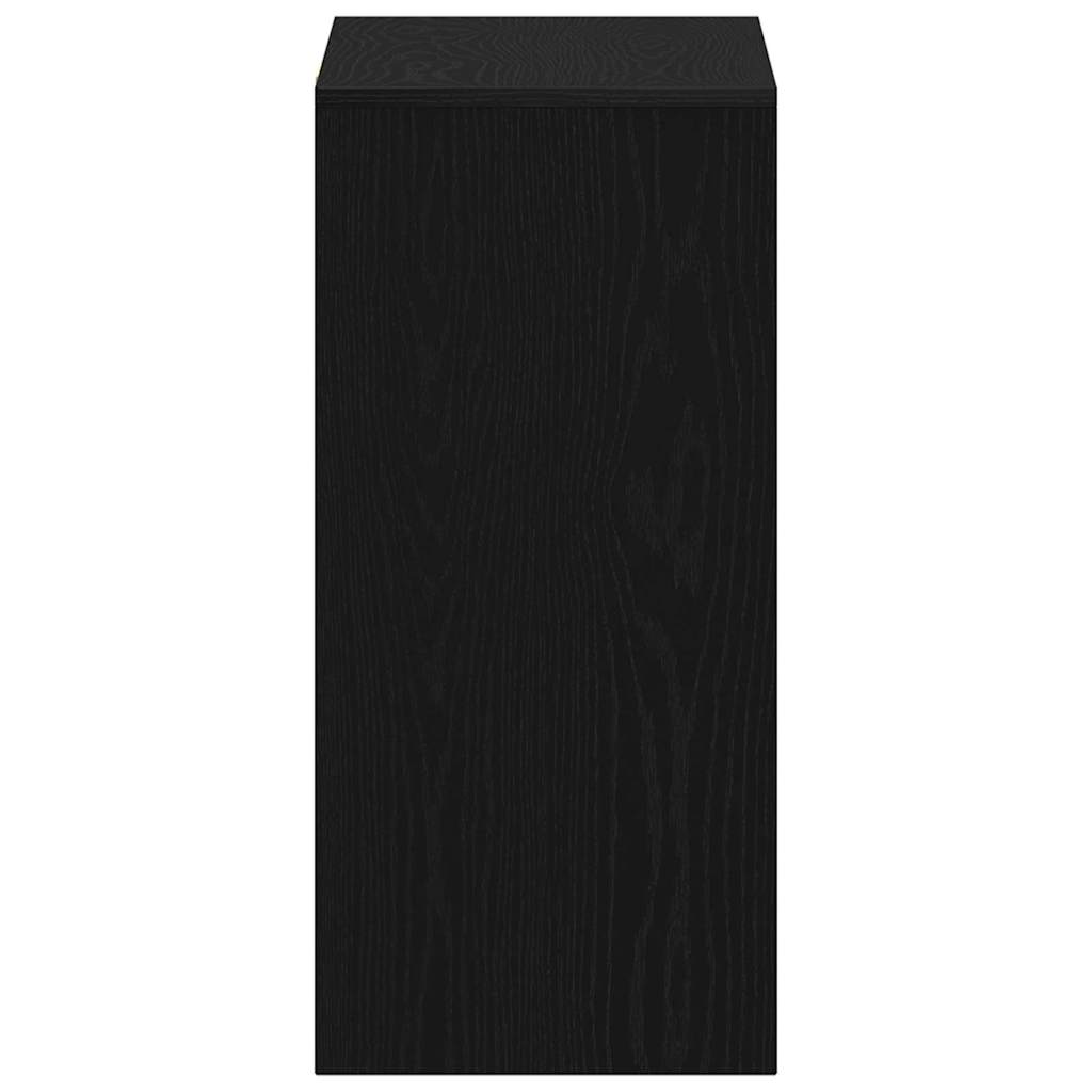Skrivebord Svart Eik 102,5 x 35 x 75 cm Konstruert tre