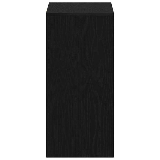 Skrivebord Svart Eik 102,5 x 35 x 75 cm Konstruert tre