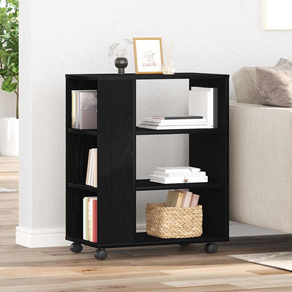 Oppbevaringsskap Svart Eik 60 x 35 x 75 cm Konstruert tre
