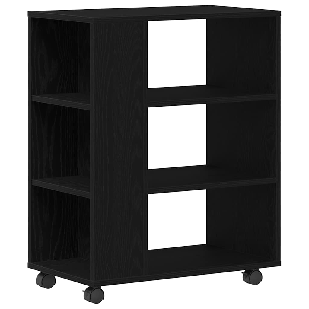 Oppbevaringsskap Svart Eik 60 x 35 x 75 cm Konstruert tre