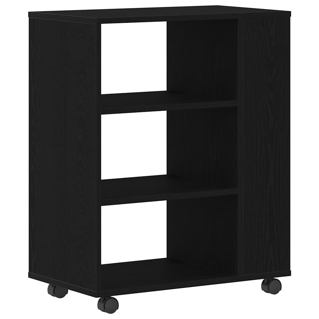 Oppbevaringsskap Svart Eik 60 x 35 x 75 cm Konstruert tre