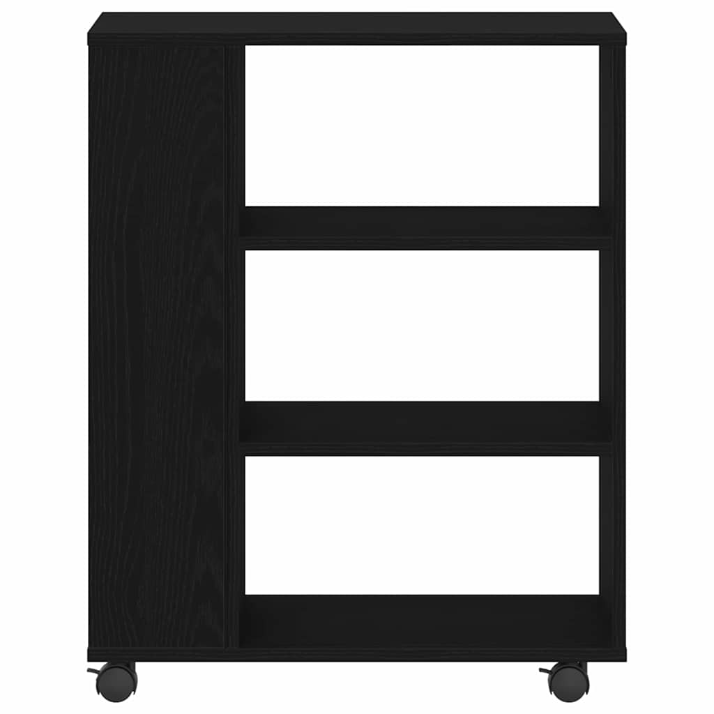 Oppbevaringsskap Svart Eik 60 x 35 x 75 cm Konstruert tre