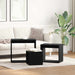 Nesting Bord 3 pcs Svart Eik Konstruert tre