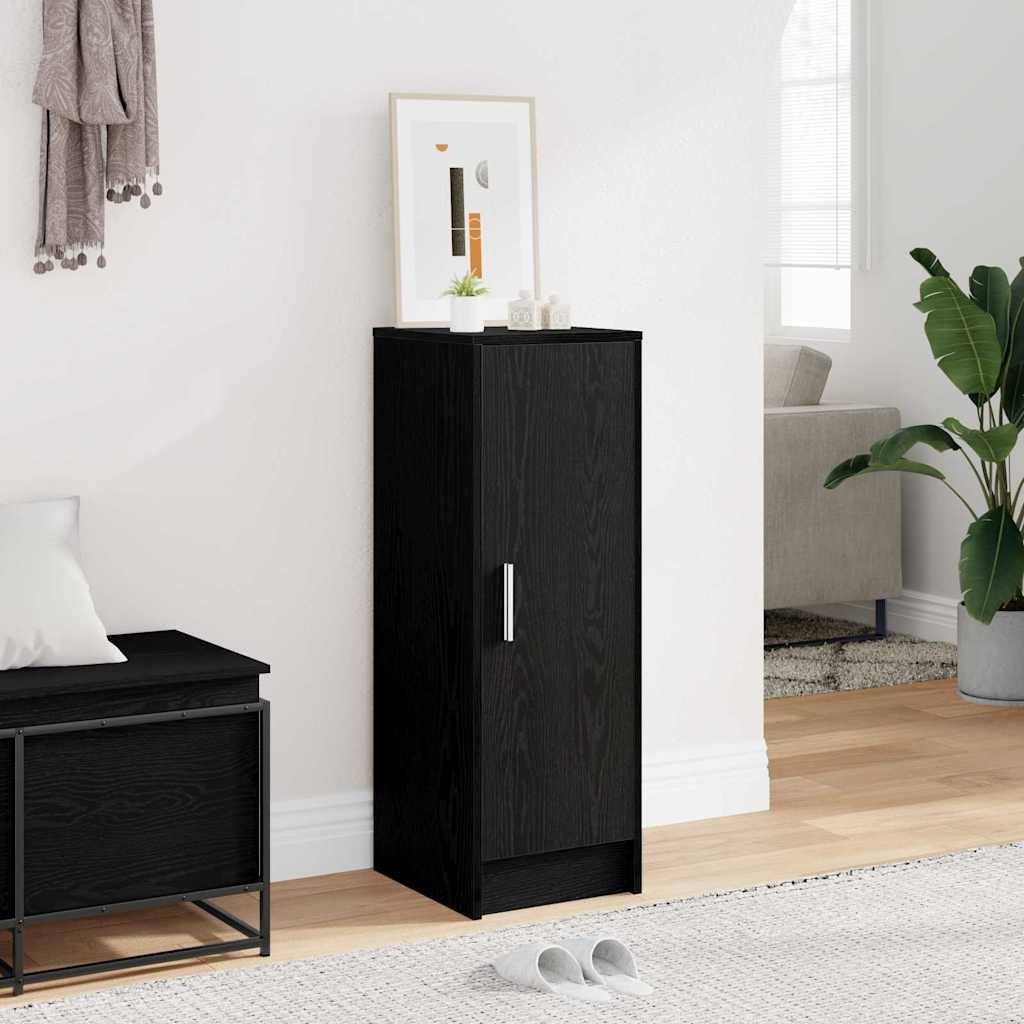 Sko Skap med hylle Svart Eik 32 x 35 x 92 cm Konstruert tre