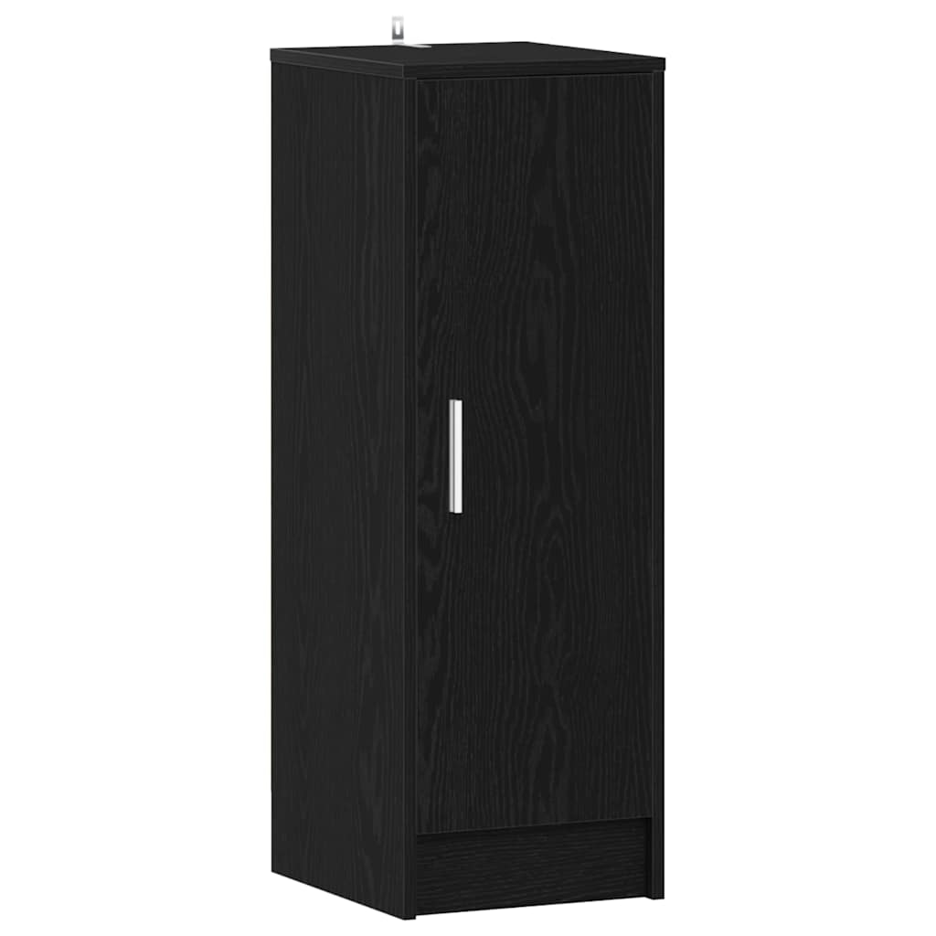 Sko Skap med hylle Svart Eik 32 x 35 x 92 cm Konstruert tre