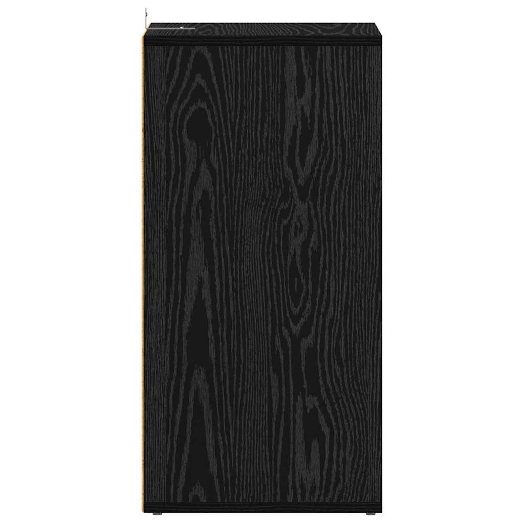 Sko Skap med hylle Svart Eik 32 x 35 x 70 cm Konstruert tre