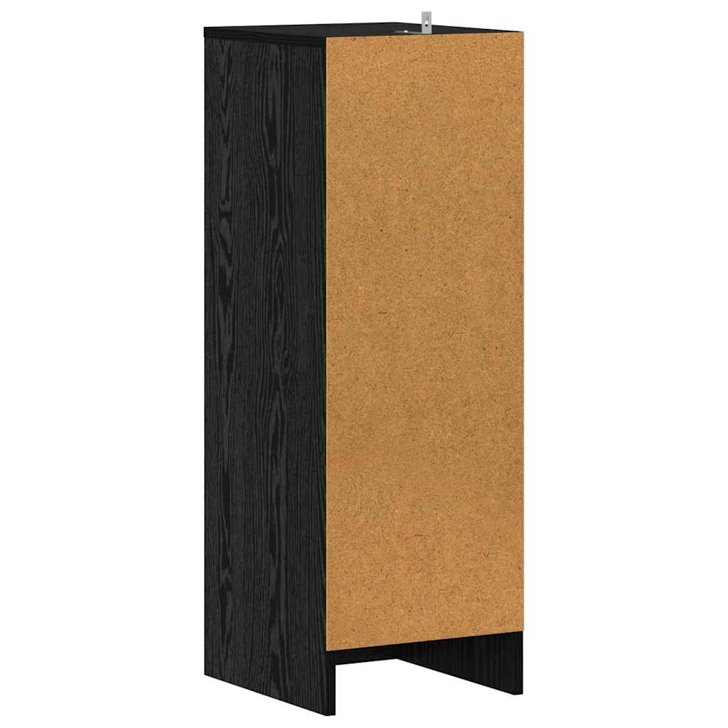 Sko Skap med hylle Svart Eik 32 x 35 x 90 cm Konstruert tre