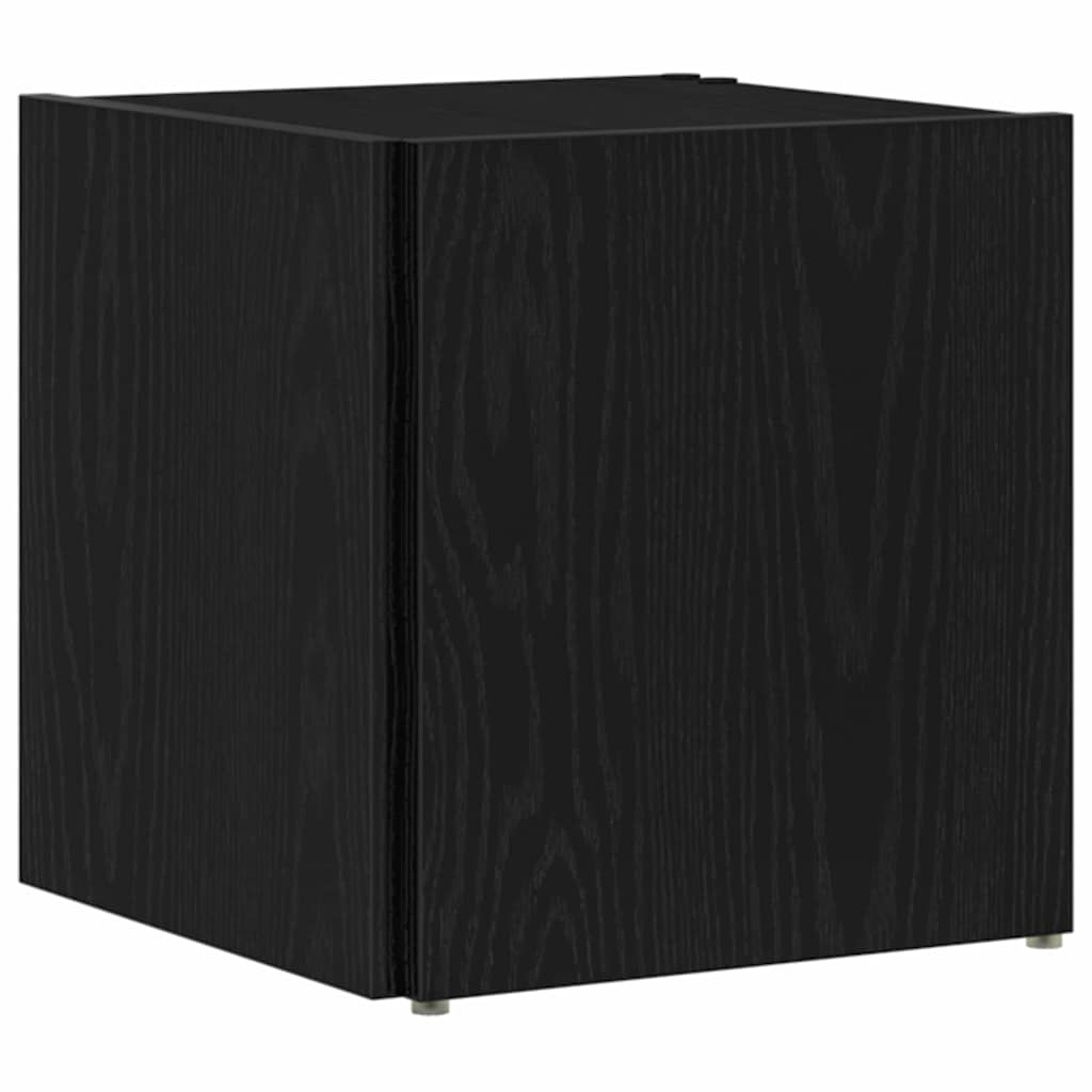 Krokhyller Svart Eik 33 x 33 x 34,5 cm Konstruert tre