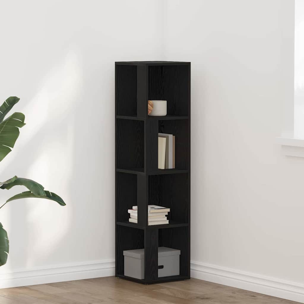 Krokhyller Svart Eik 33 x 33 x 132 cm Konstruert tre