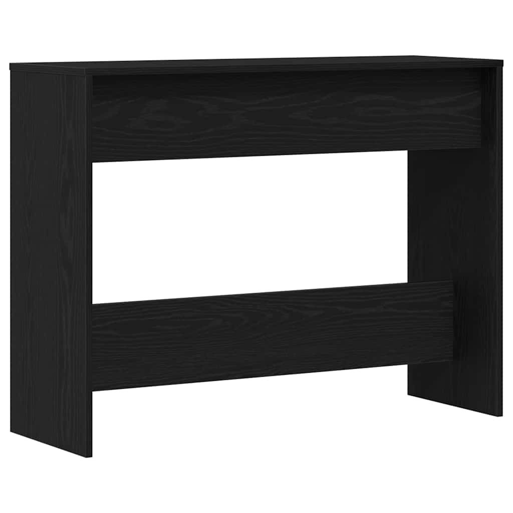 Konsollbord Svart Eik 100 x 35 x 76,5 cm Konstruert tre