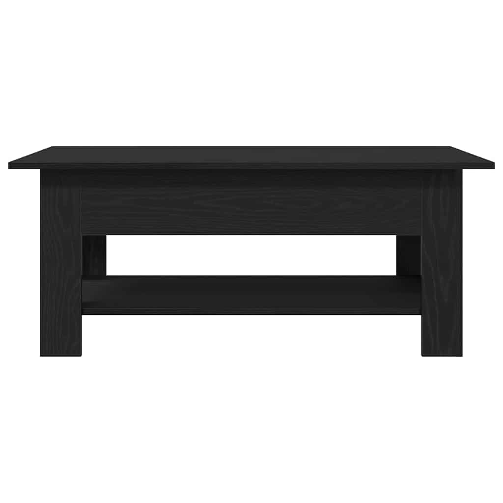Kaffebord Svart Eik 102 x 55 x 42 cm Konstruert tre