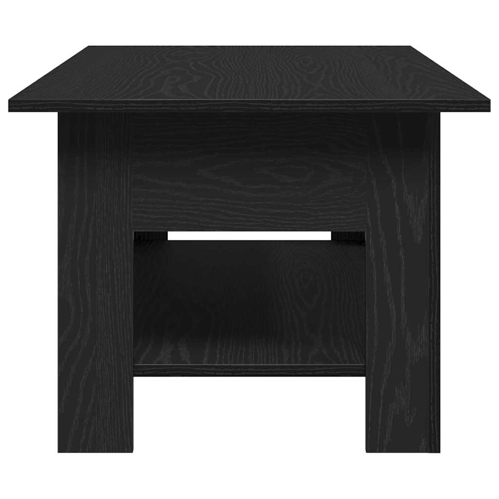 Kaffebord Svart Eik 102 x 55 x 42 cm Konstruert tre