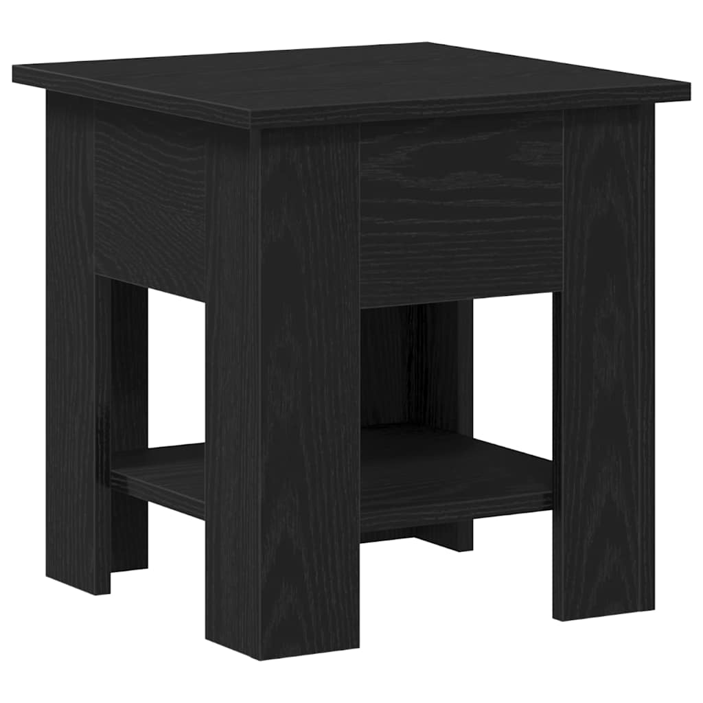Kaffebord Svart Eik 40 x 40 x 42 cm Konstruert tre