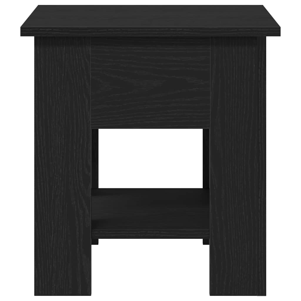 Kaffebord Svart Eik 40 x 40 x 42 cm Konstruert tre