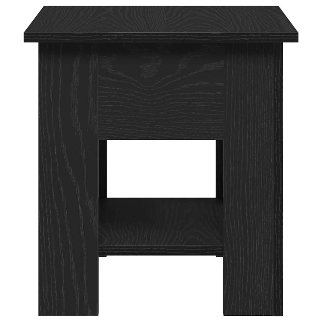 Kaffebord Svart Eik 40 x 40 x 42 cm Konstruert tre