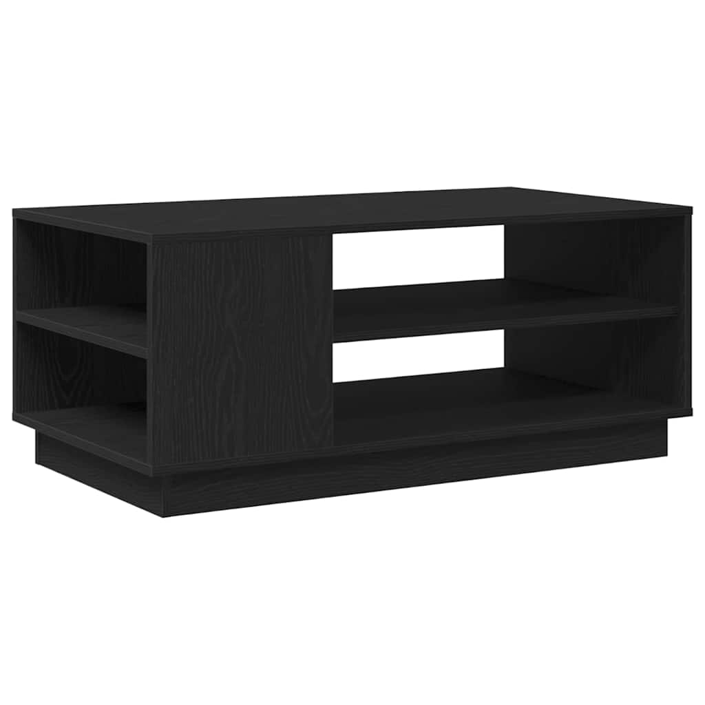 Kaffebord Svart Eik 102 x 55 x 43 cm Konstruert tre