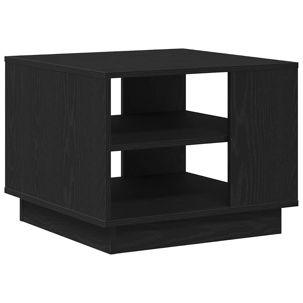Kaffebord Svart Eik 55 x 55 x 42 cm Konstruert tre